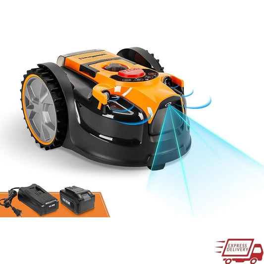 XMSJ Robot Lawn Mower With Optical Navigation Smart Guidance