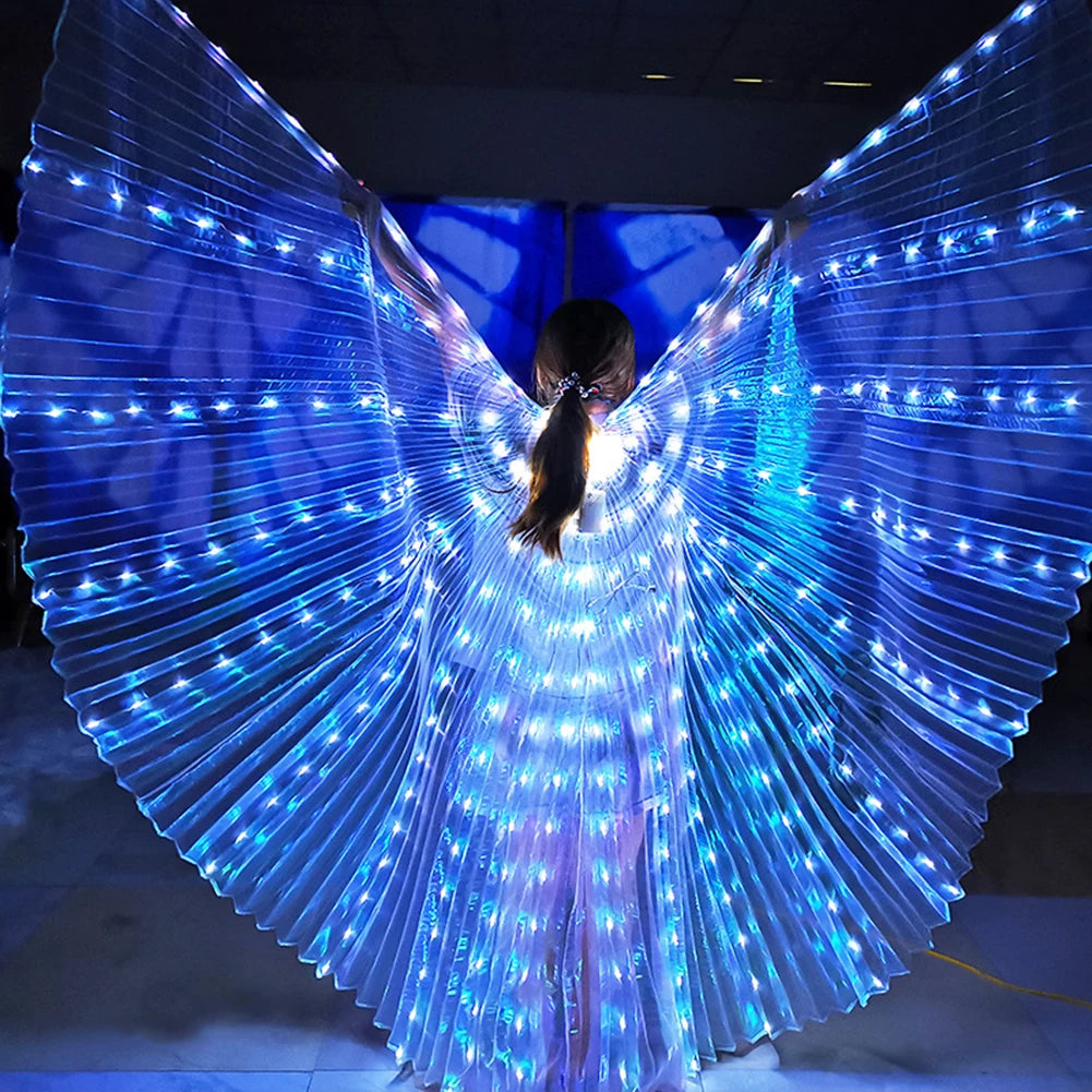 YOUTHINKE LED Luminous Butterfly Dance Wings Stage Prop