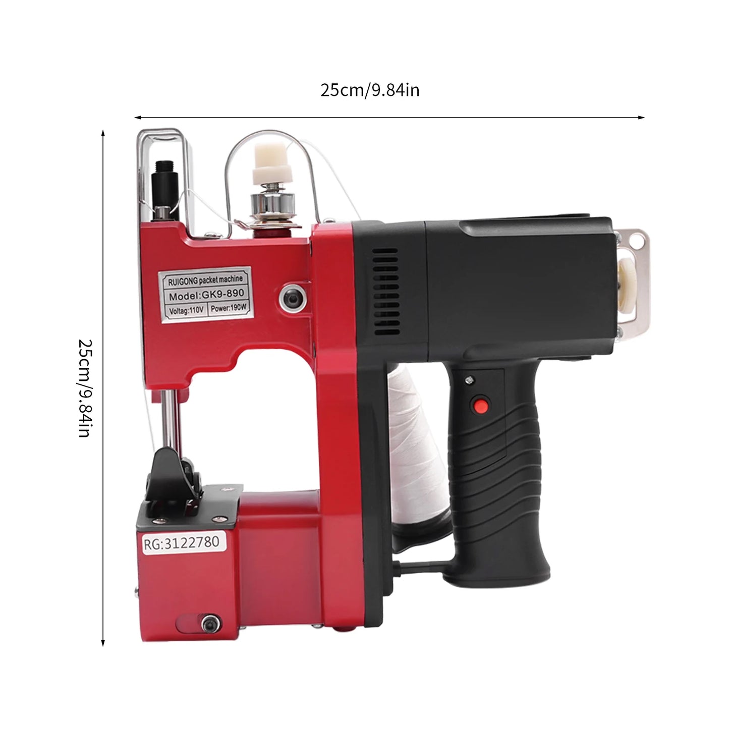 110V Portable Electric Stitching Machine For Leather Canvas