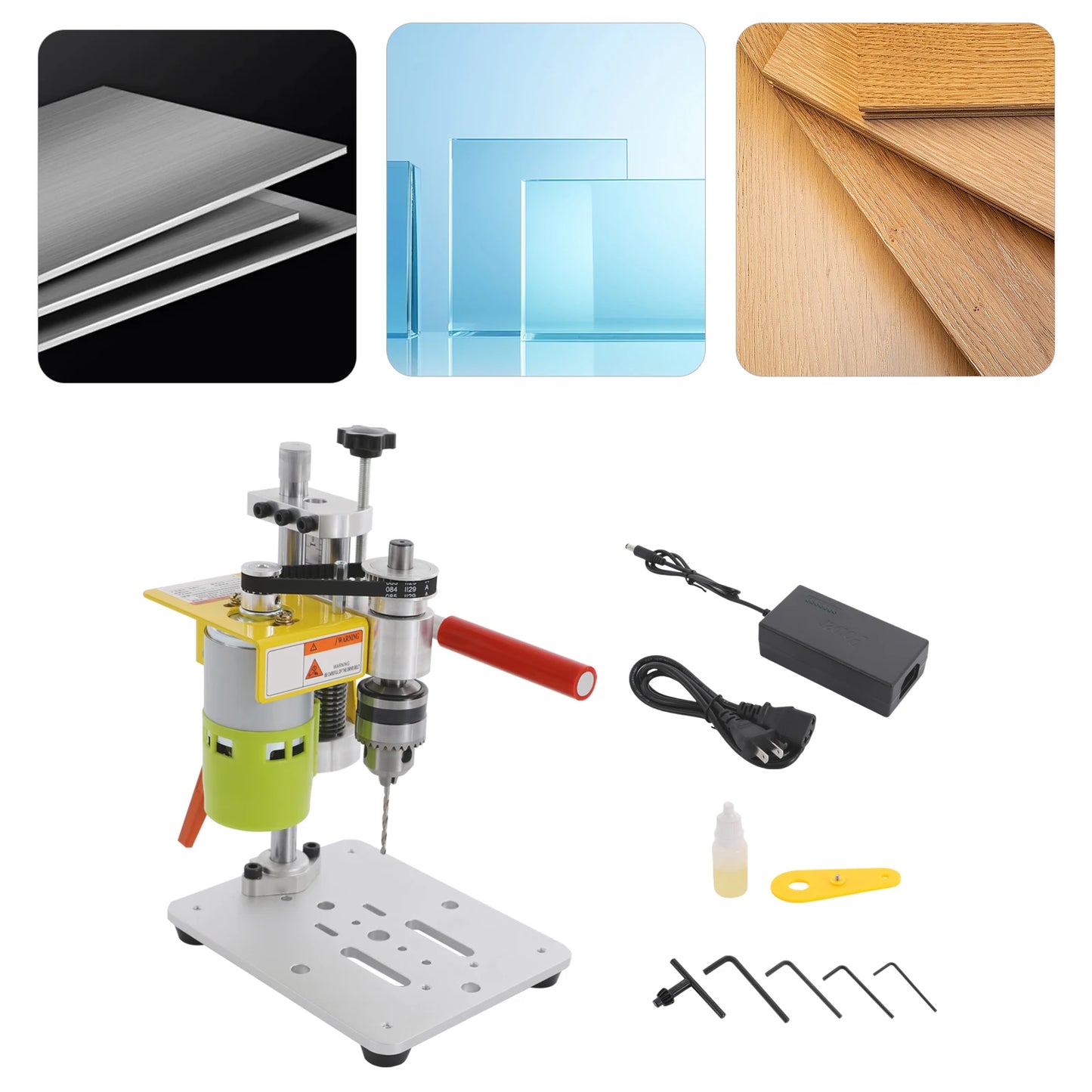 TOOL1SHOoo Mini Drill Workstation Bench Milling Machine