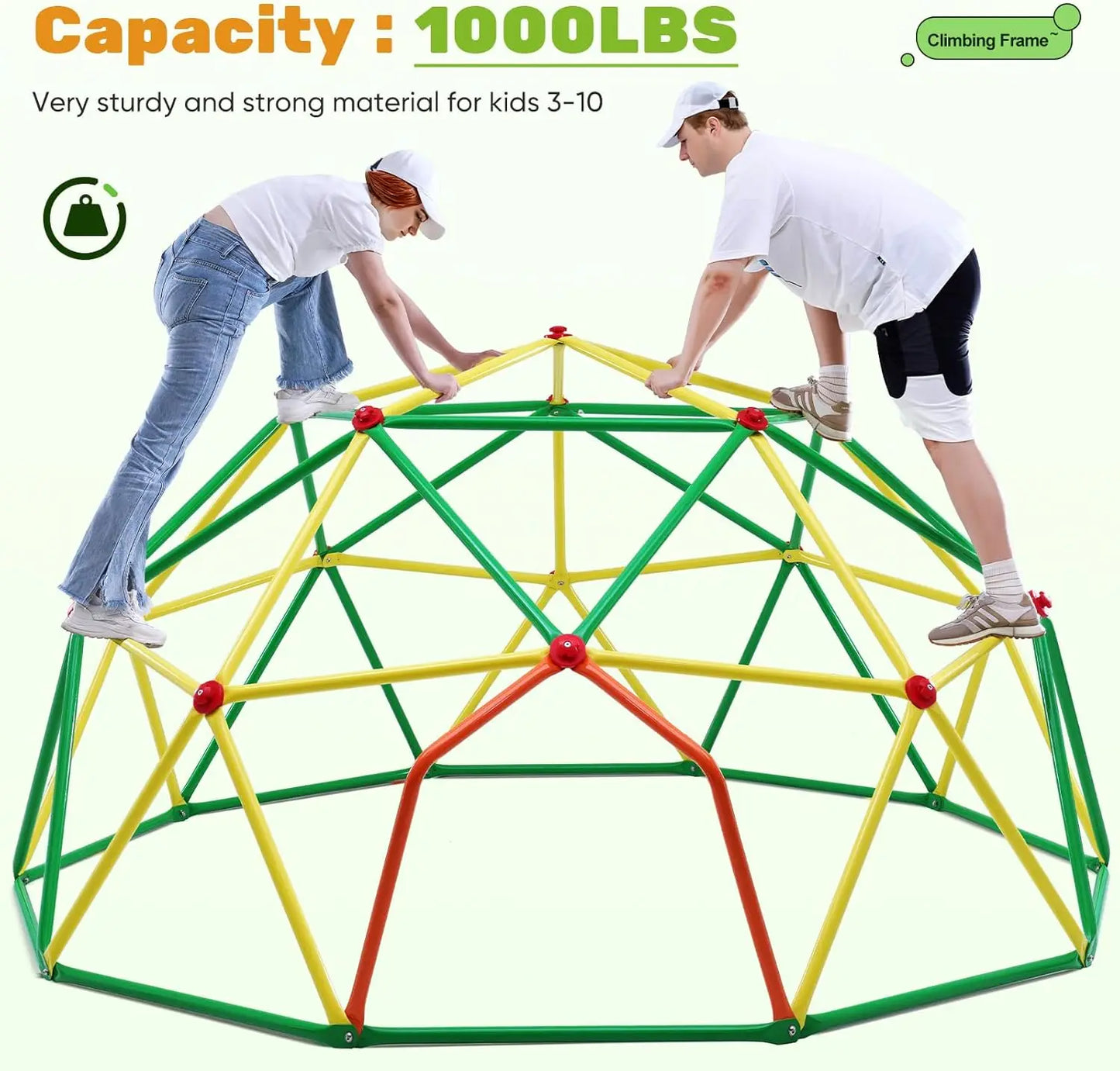 Zupapa Climbing Dome Outdoor Geometric Playground Gym