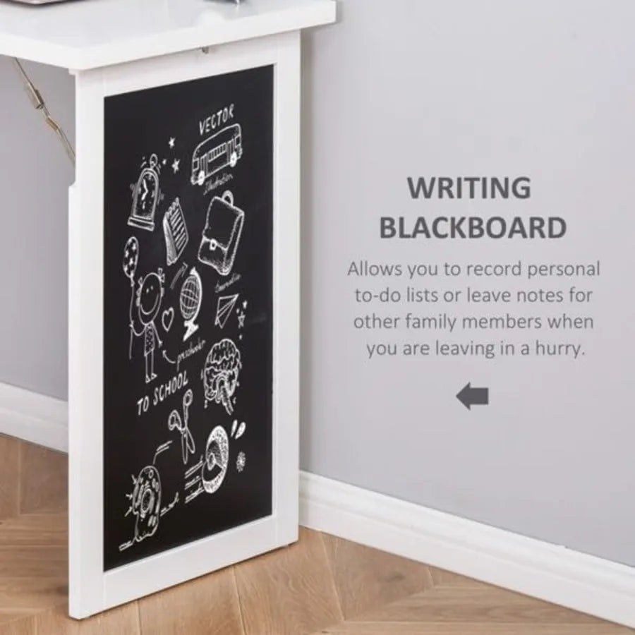 Hign-concerned Folding Floating Desk Chalkboard Wall Mount