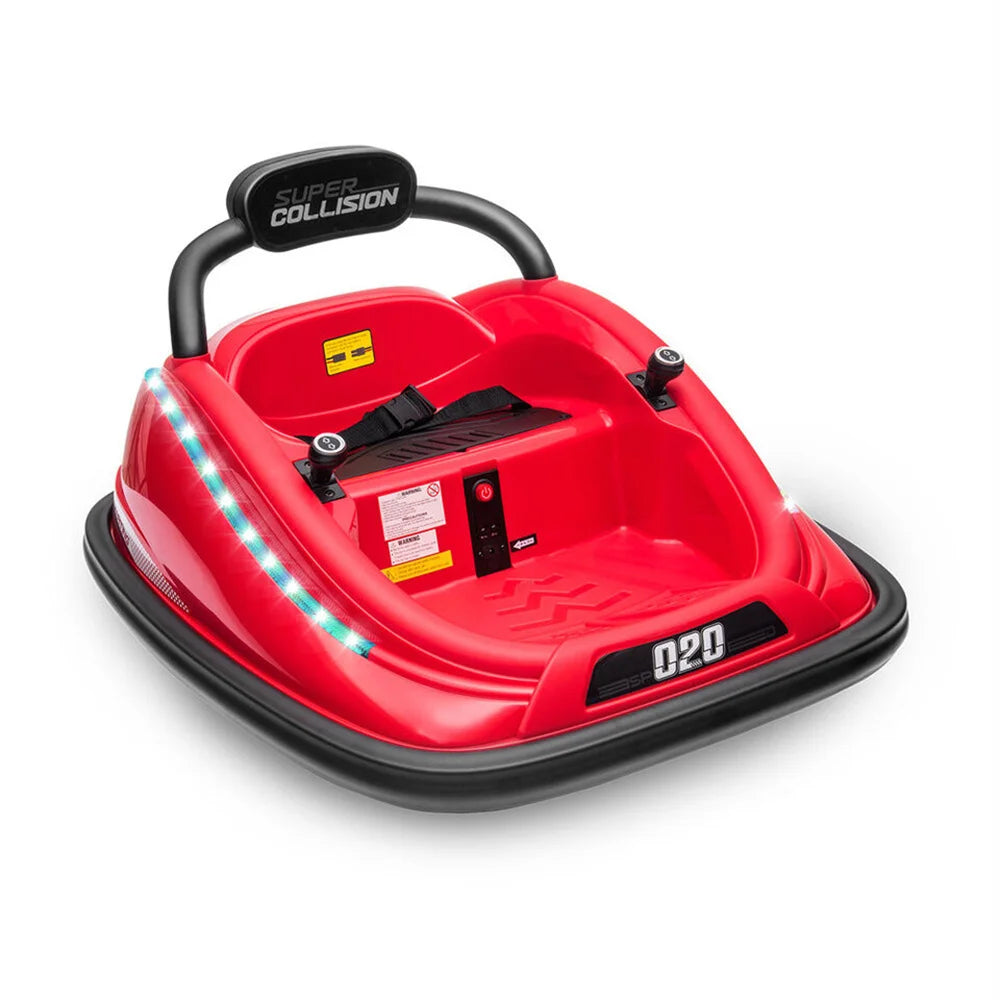 Electric Kids Ride On Car Bumper 360 Spin Vehicle Remote