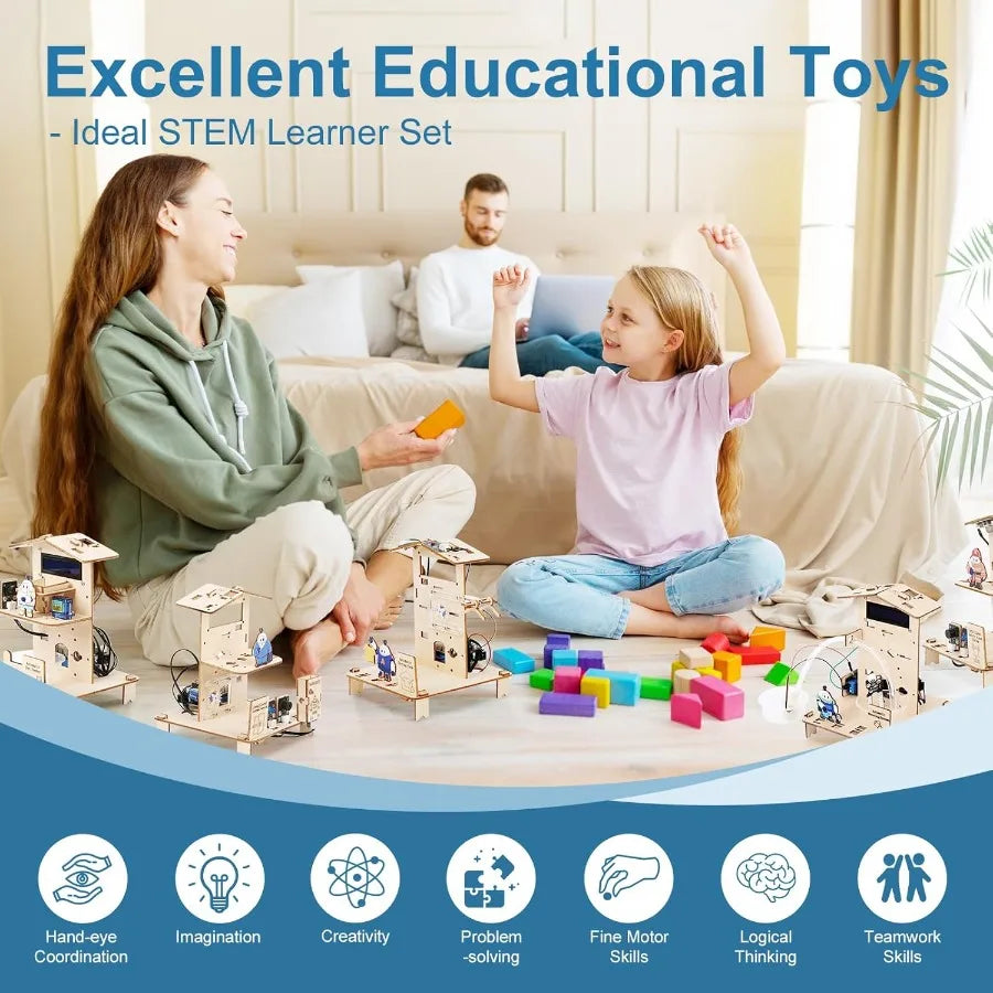 8 In 1 Smart Home STEM Kit For Kids Educational Toys