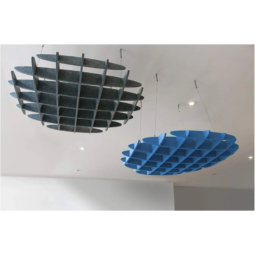 Acoustic Ceiling Waffle Cloud Panels For Offices Studios