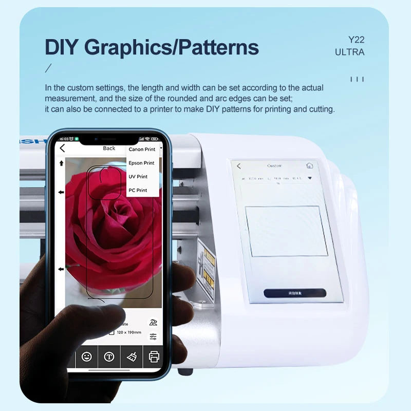 TBK Y22 Ultra Precise Film Cutting Machine WiFi Bluetooth