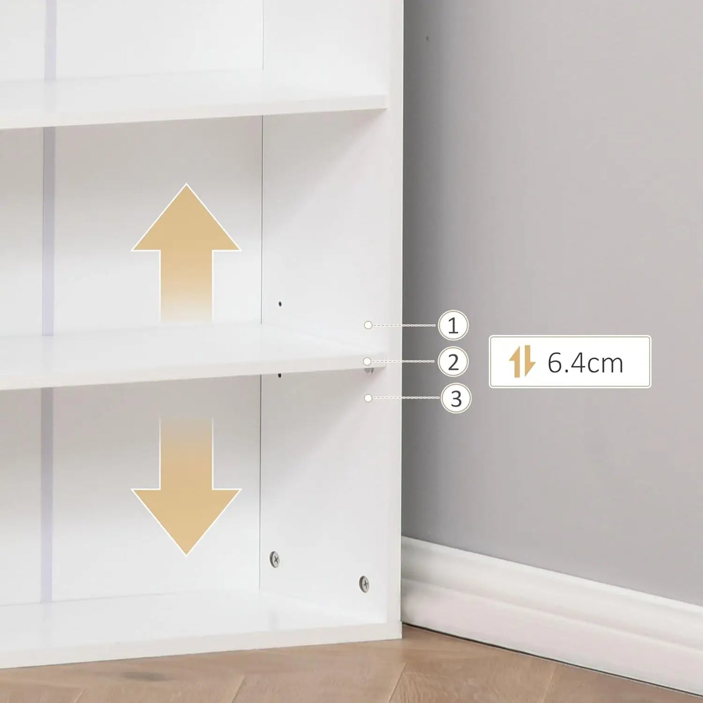 XMSJ Foldout Wall Mount Desk Cabinet With Blackboard