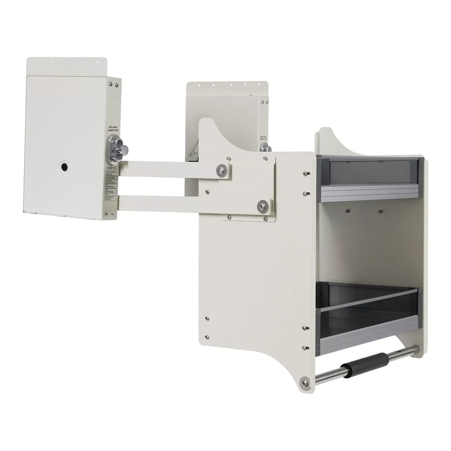 Two Tier Kitchen Pull Down Shelf Upper Cabinet Organizer