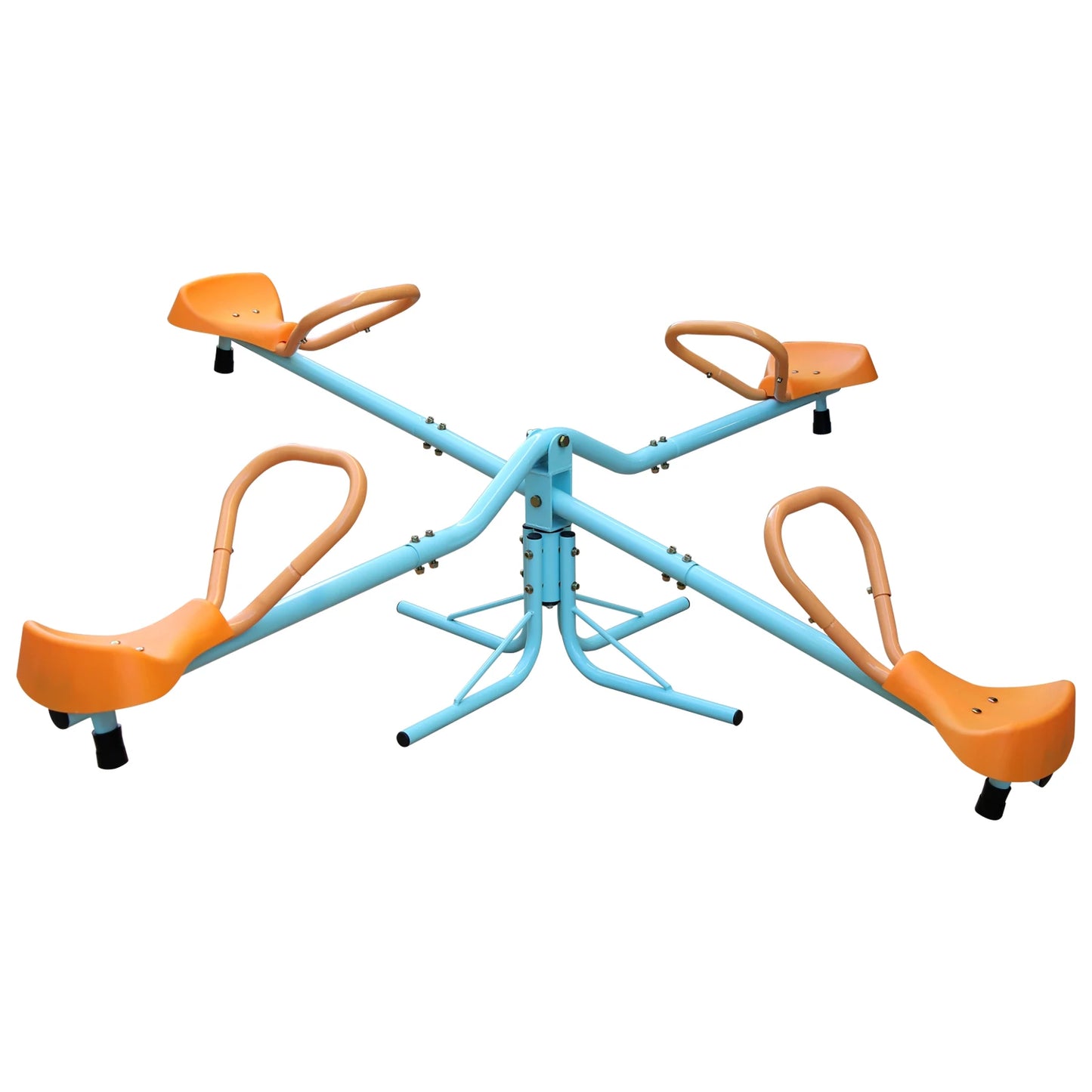 Outdoor Kids Spinning Seesaw Sit And Spin Teeter Totter