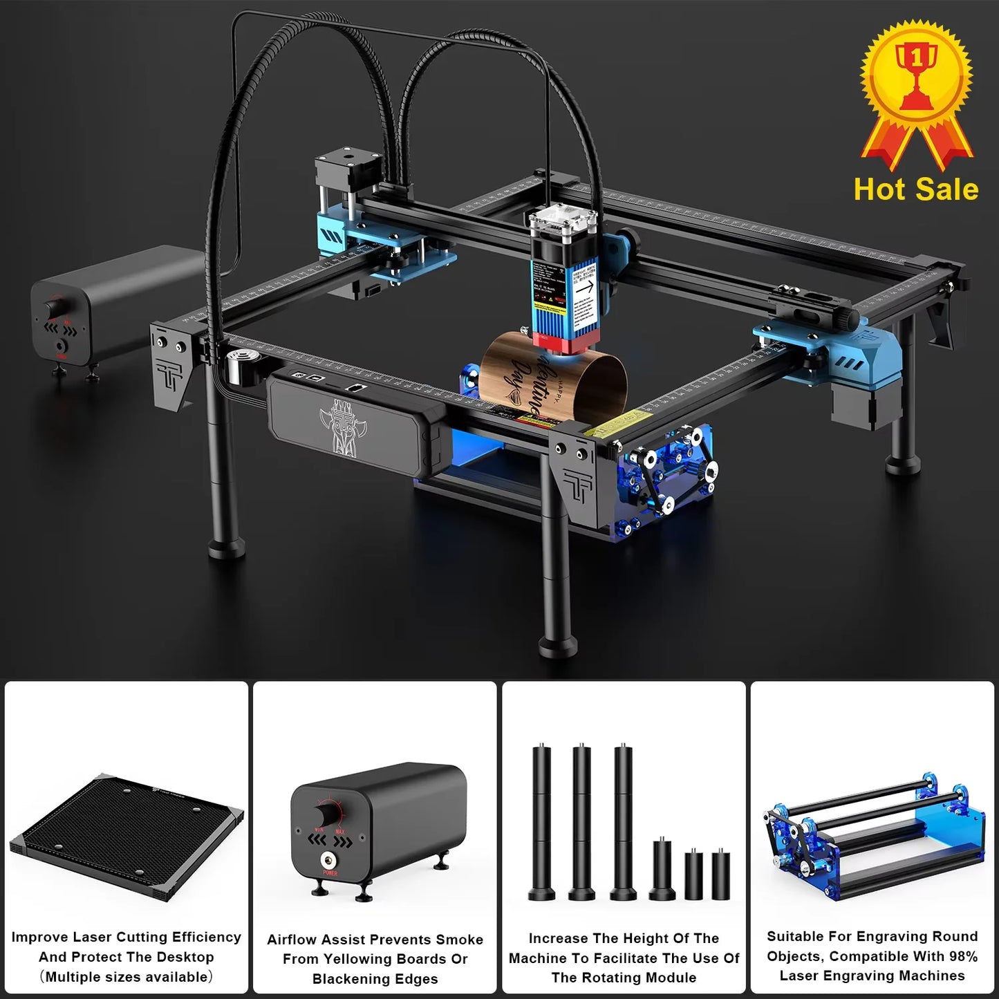 Two Trees TTS 55 Laser Engraver With WiFi Control 80W