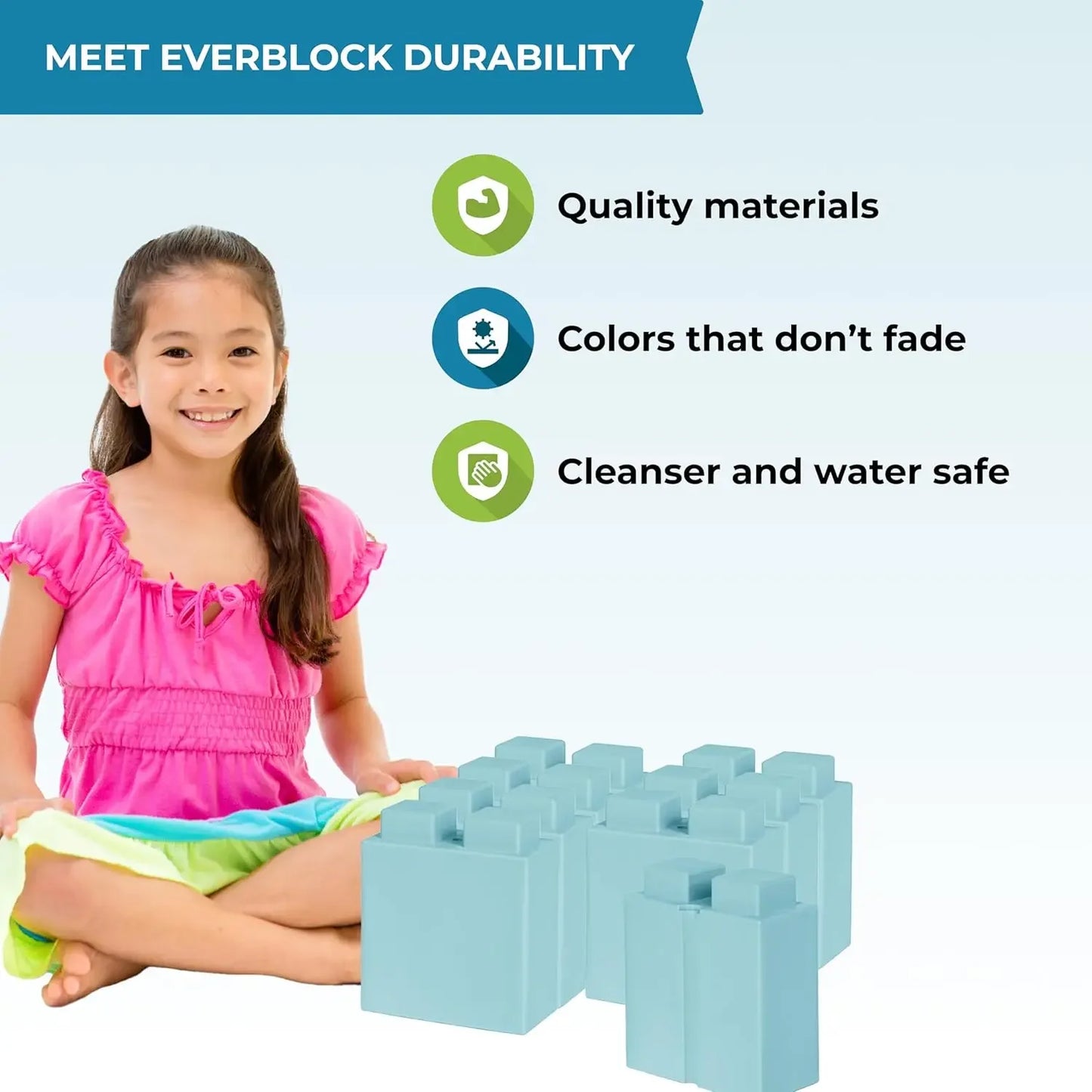 SHXI Giant Building Blocks 18 Piece Modular Bulk Pack For Indoor And Outdoor Play