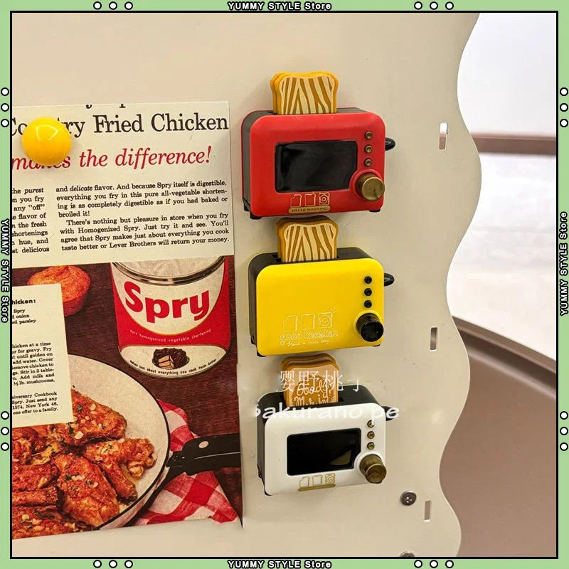 3D Fridge Magnets Simulation Mini Appliance Refrigerator Decor