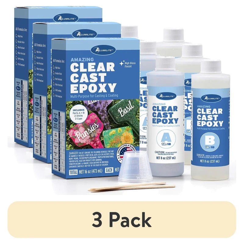 XMSJ Two Part Epoxy Resin Coating Kit Casting Food Safe