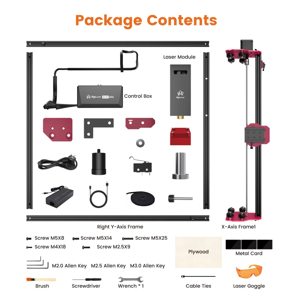 AlgoLaser Mini 5W DIY Kit Laser Engraver CNC Engraving