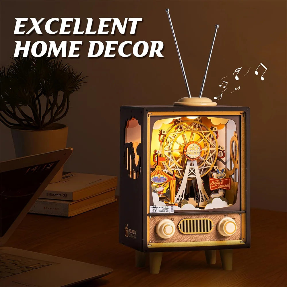 Robotime Sunset Carnival Music Box 3D Puzzle AMT01