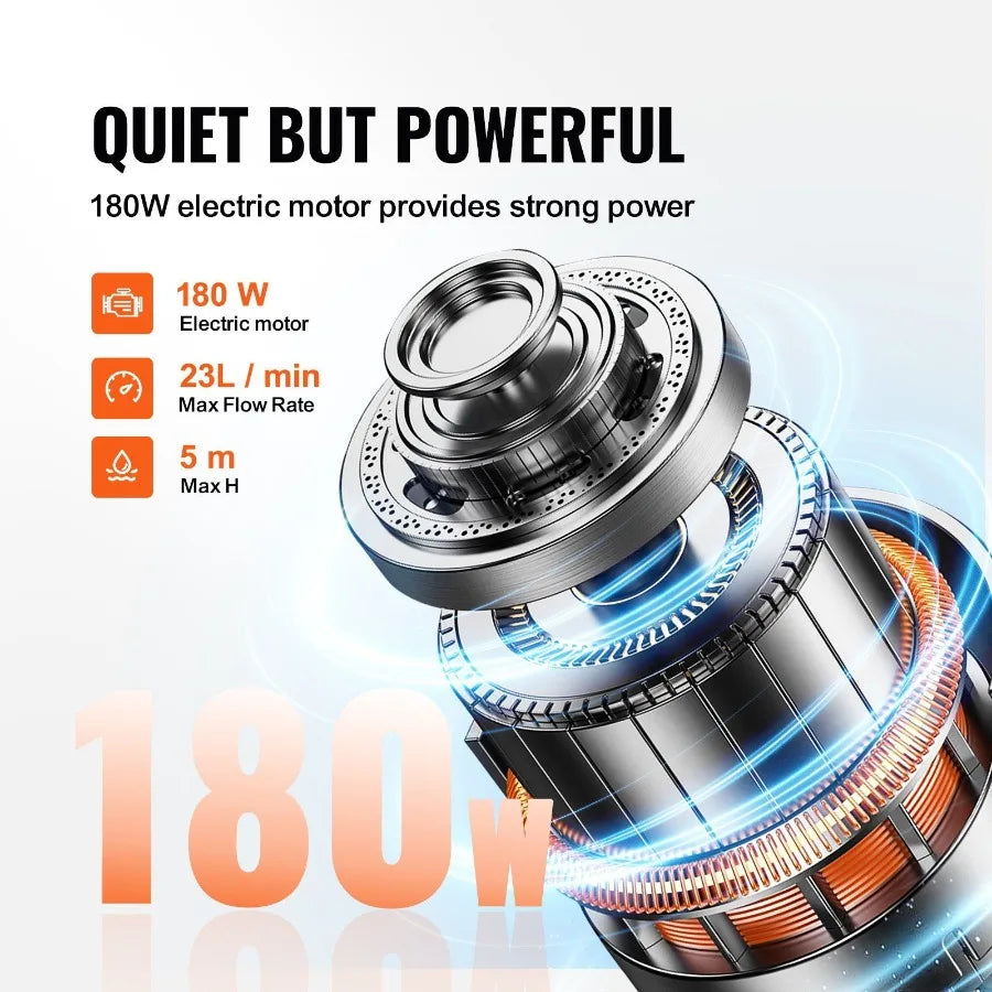 Low Profile Oil Drain Pan With Electric Pump And Hose