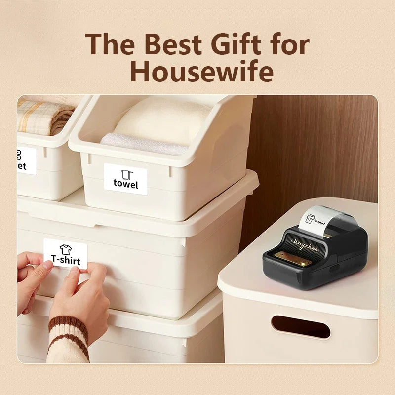 NiiMbot Mini Portable Bluetooth Label Printer for Stickers