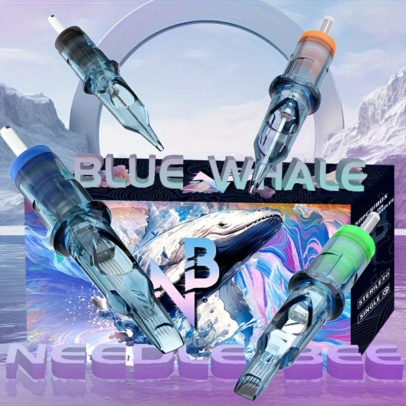 50 Pcs Disposable Tattoo Cartridge Needle Set Round Liner