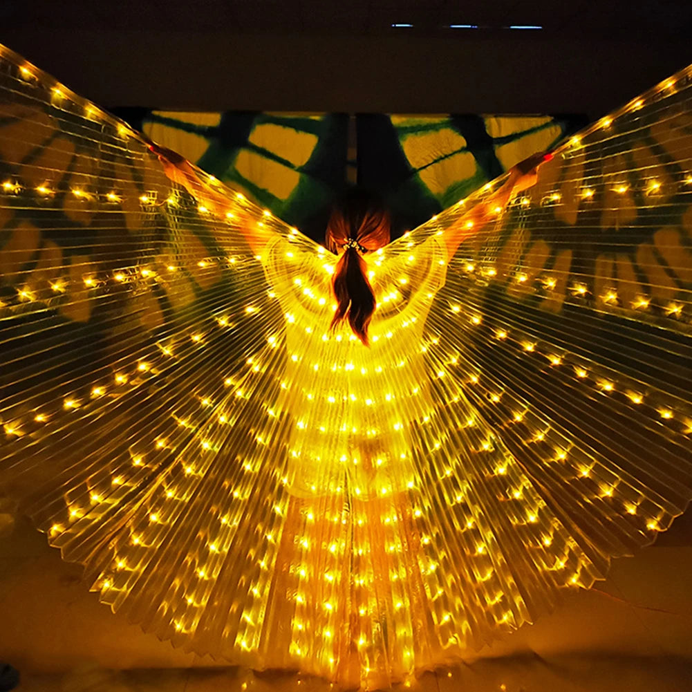 YOUTHINKE LED Luminous Butterfly Dance Wings Stage Prop