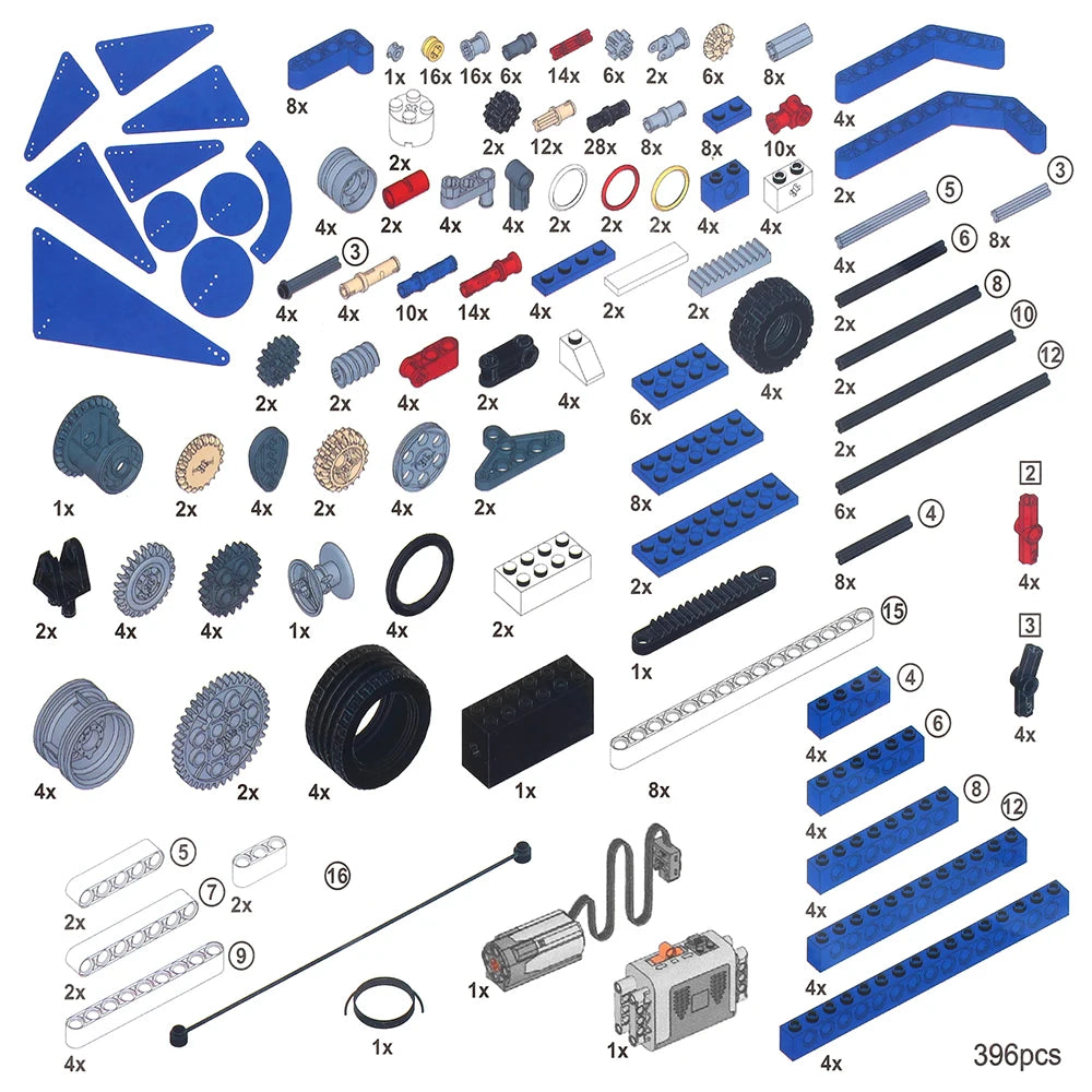 Tech Programming Educational Building Blocks Power Function