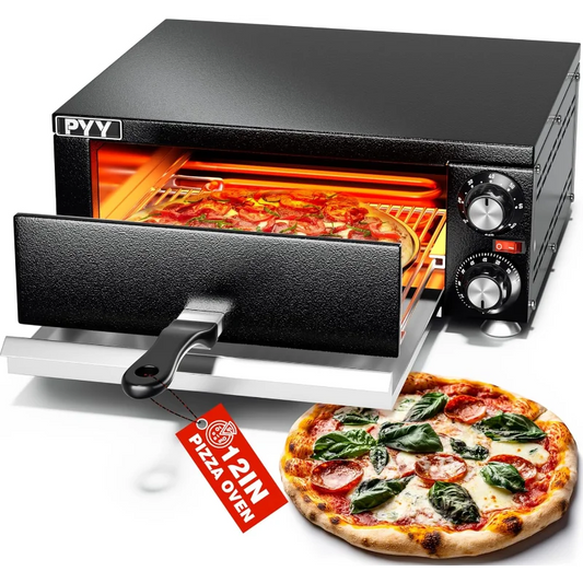 XMSJ PYY Electric Pizza Oven Stainless Steel Countertop