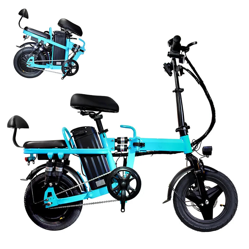 Foldable Portable Electric Bike 48V 500W For Adults
