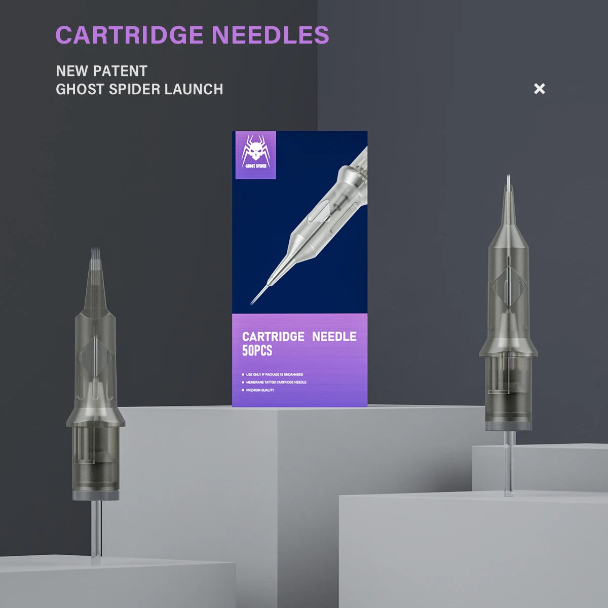 Sterilized Mixed Tattoo Needle Cartridges 50 Pcs Disposable