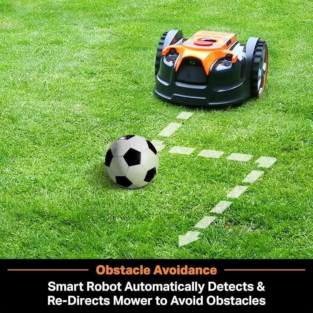 XMSJ Robot Lawn Mower With Optical Navigation Smart Guidance