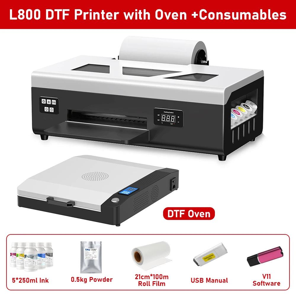 GMXZEC Epson L805 Direct To Film DTF Printer For Clothes