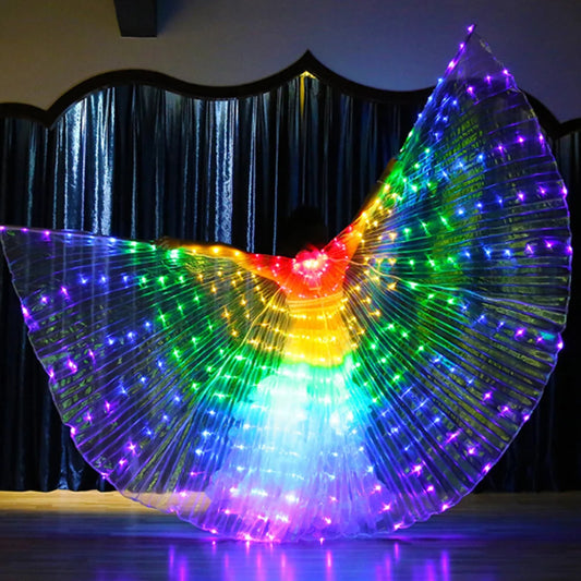 YOUTHINKE LED Luminous Butterfly Dance Wings Stage Prop