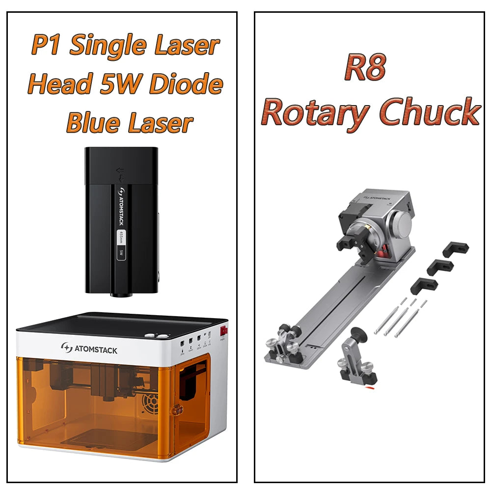 Atomstack P1 Mini Portable Laser Engraver 5W Bluetooth
