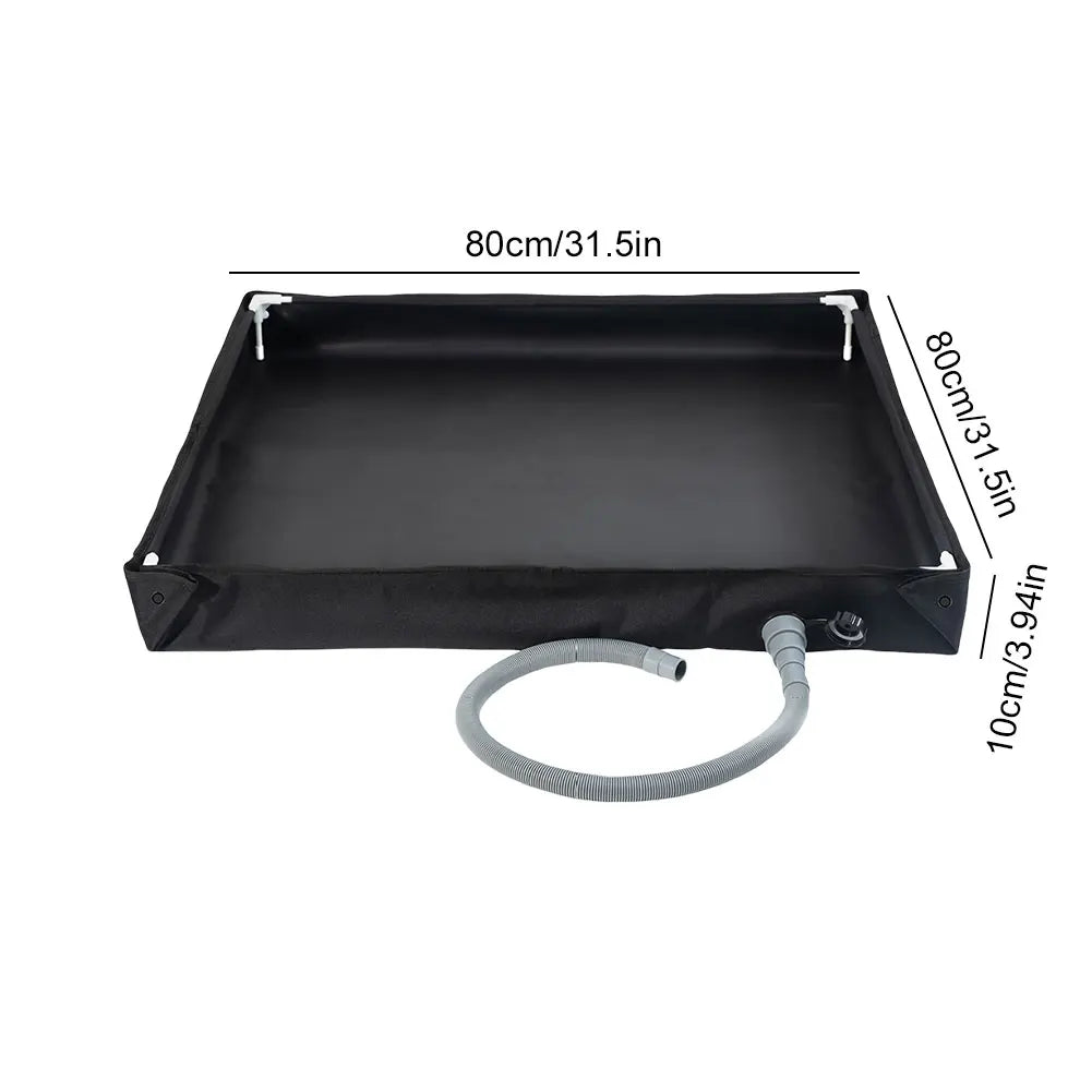 Shunmaii Portable Shower Pan With Drain Hose For Camping RV