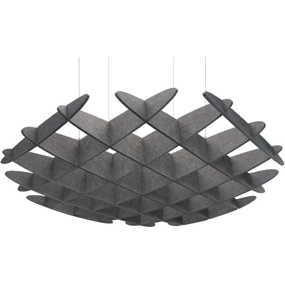 Acoustic Ceiling Waffle Cloud Panels For Offices Studios