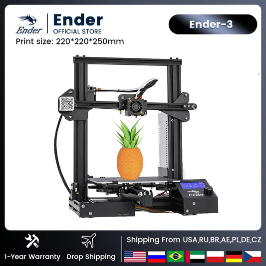Creality Ender 3 New Generation 3D Printer With CR Touch