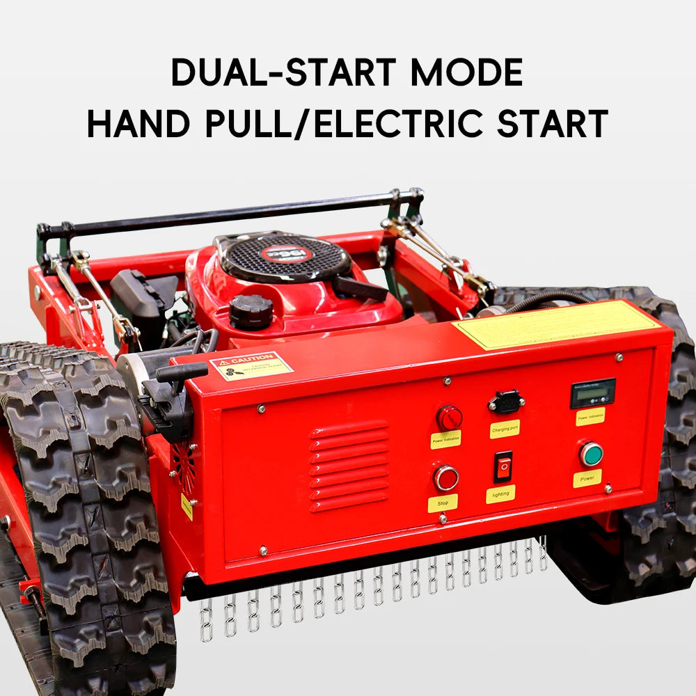 Gasoline Lawn Mower With Remote Control For Lawns Orchards