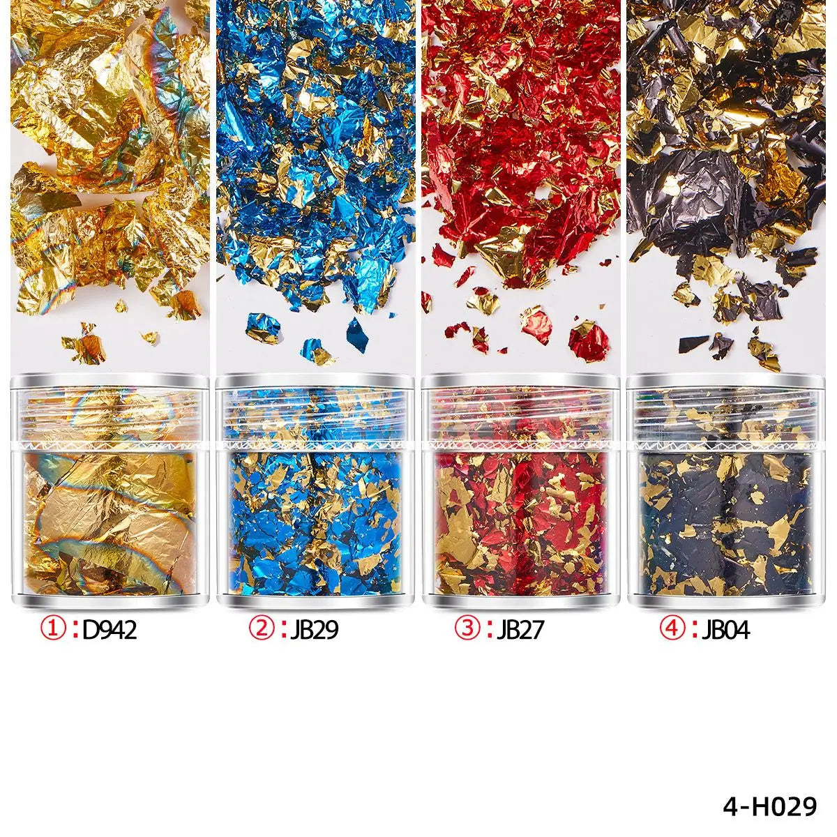 YAKAMOZ Gold Foil Fragments For Epoxy Resin Craft Jewelry