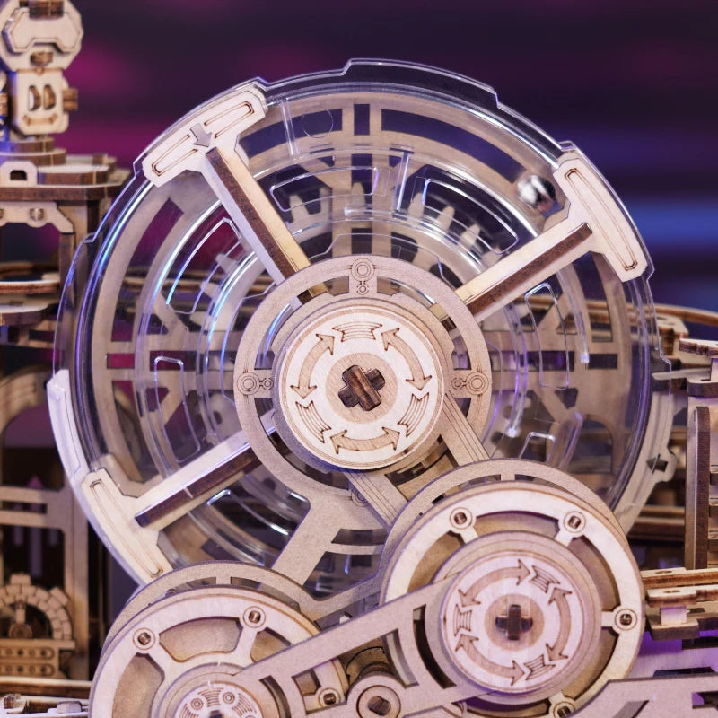 Robotime Gear Ball Challenge 3D Wooden Puzzle Kit Set