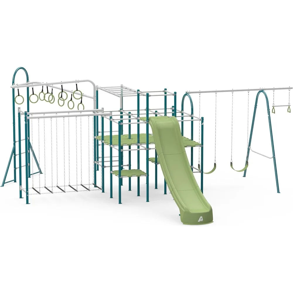 Hign-concerned Modular Jungle Gym Set Outdoor Playset Swing