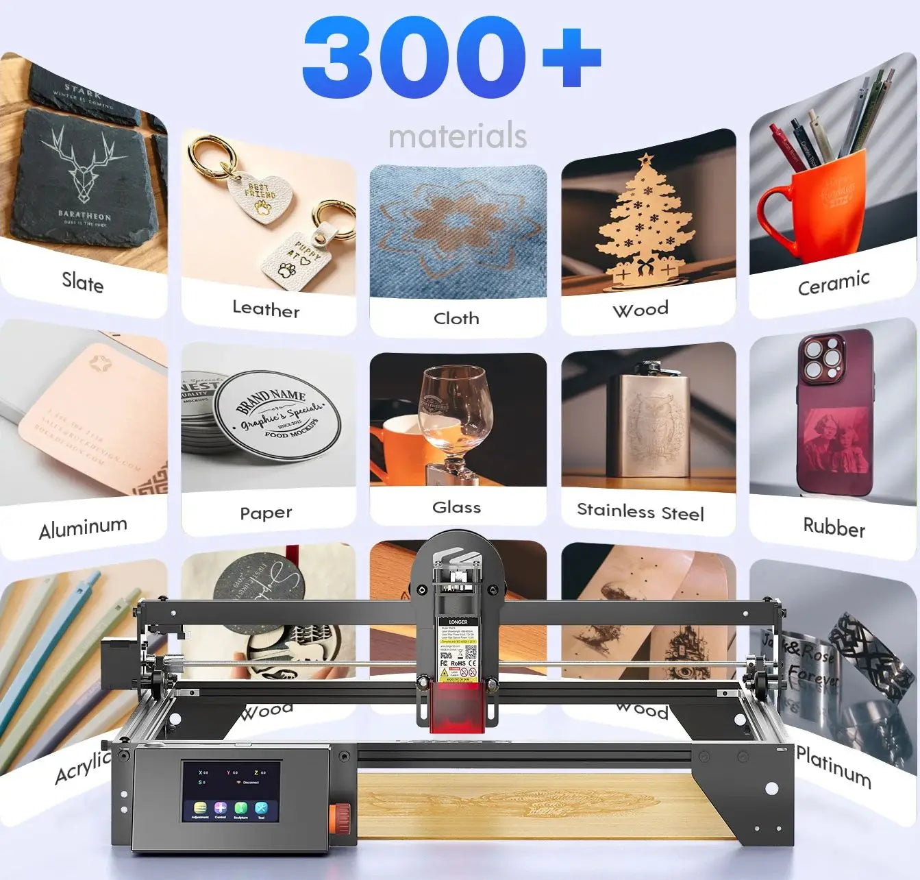 Longer Ray5 Laser Engraver 10W Engraving Cutting Machine