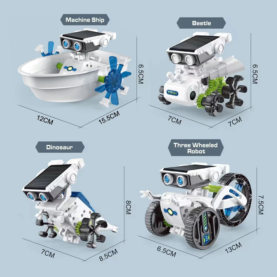 CONUSEA Solar Robot Toy 12 in 1 Science Kit for Kids