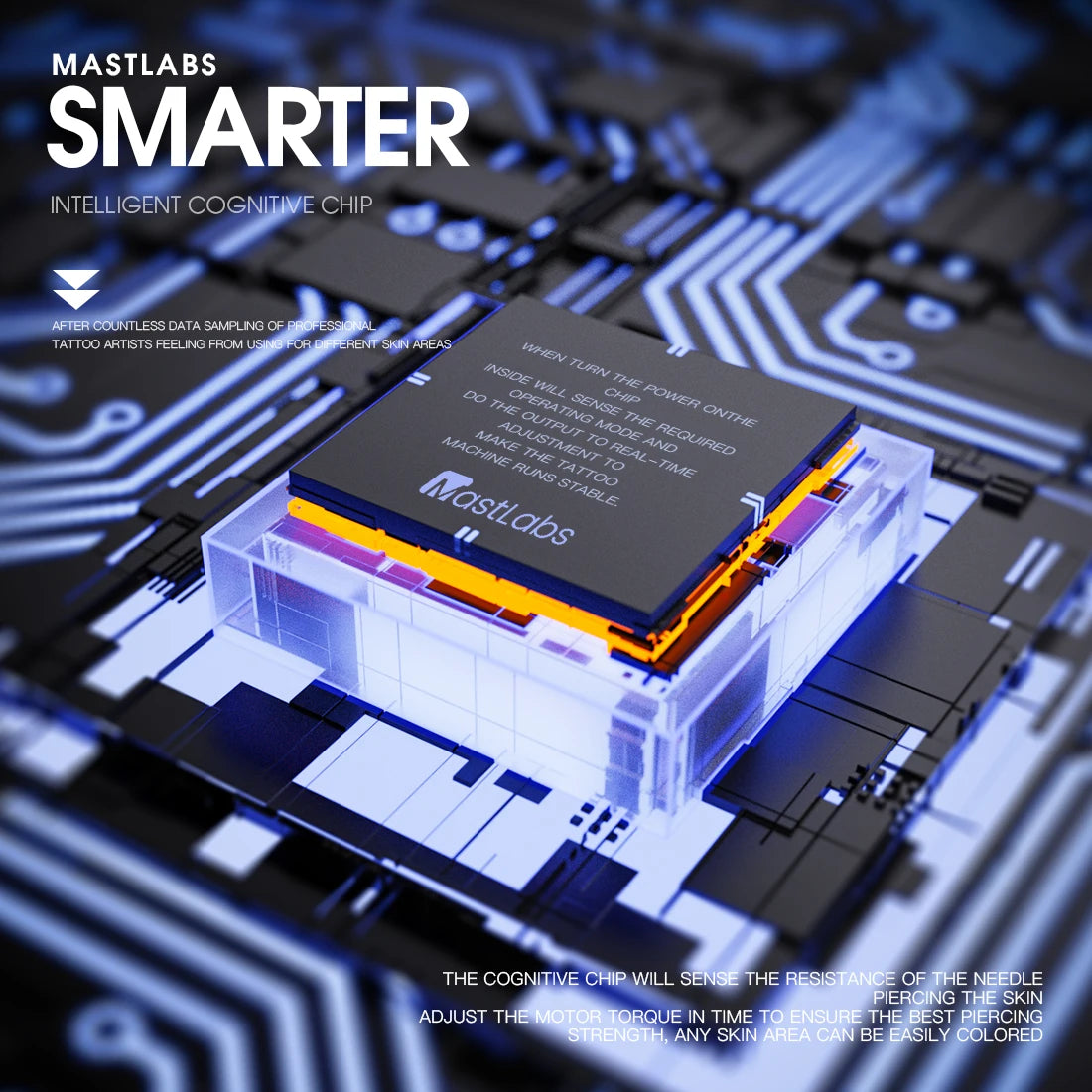 Dragonhawk X7 Wireless Tattoo Pen Rotary 1800mAh Battery