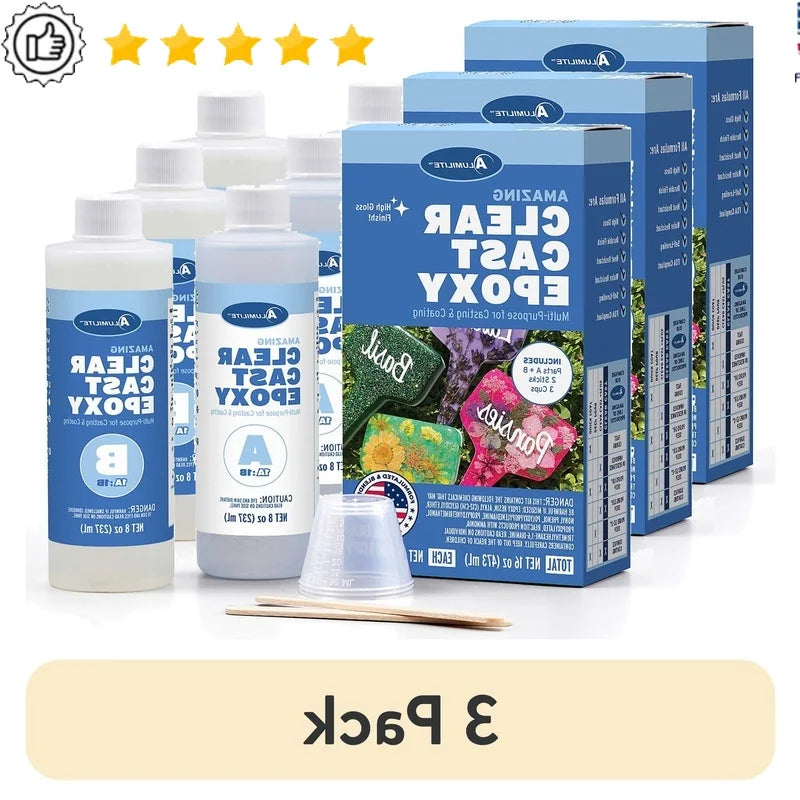 XMSJ Two Part Epoxy Resin Coating Kit Casting Food Safe