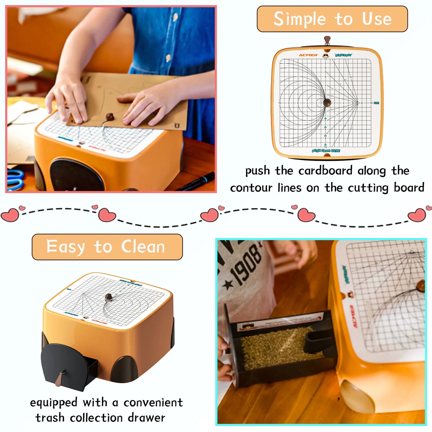BeaverBot Safe Cardboard Construction Kit For Kids Saw