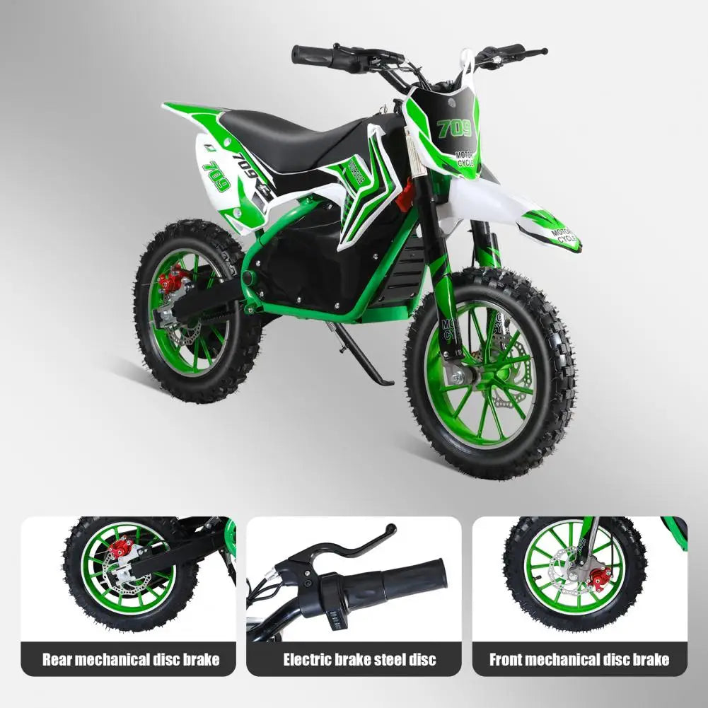 Electric Off Road Dirt Bike For Kids Motocross With Shock