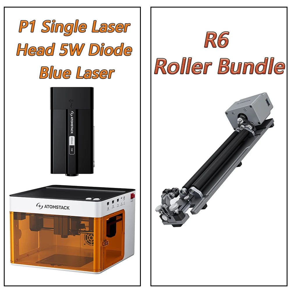 Atomstack P1 Mini Portable Laser Engraver 5W Bluetooth