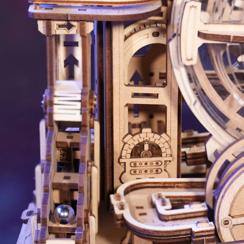 Robotime Gear Ball Challenge 3D Wooden Puzzle Kit Set