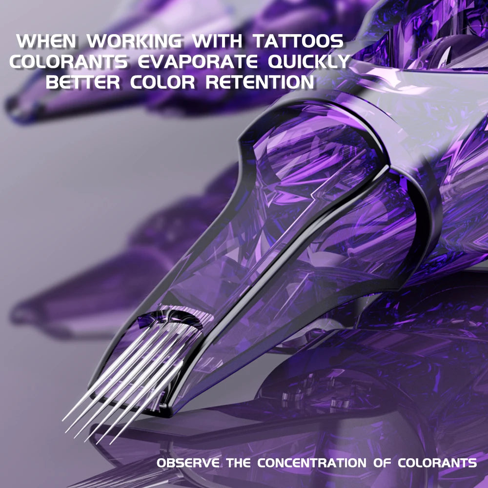 Gold Plume Tattoo Cartridge Needles 50 Set Rl Rs M1