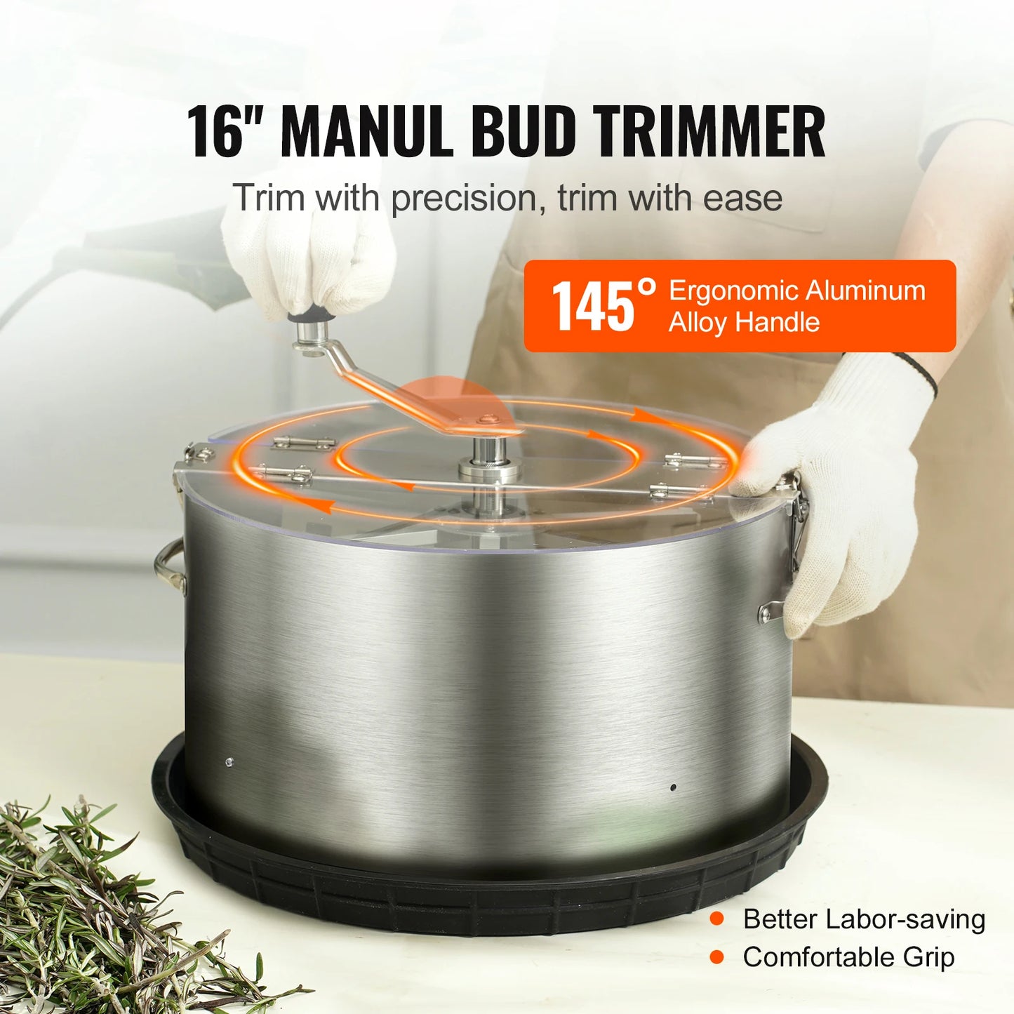 SucceBuy Bowl Trimmer Bud Trimmer Stainless Steel Blades
