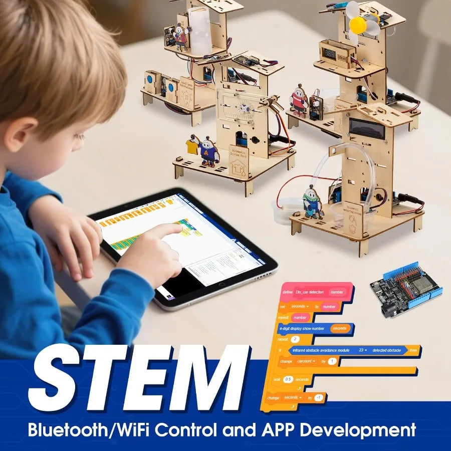 8 In 1 Smart Home STEM Kit For Kids Educational Toys