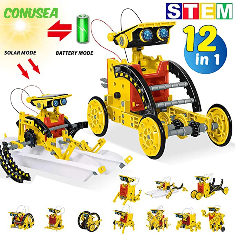 Conusea 12 In 1 Solar Robot Kits Educational Science Toy